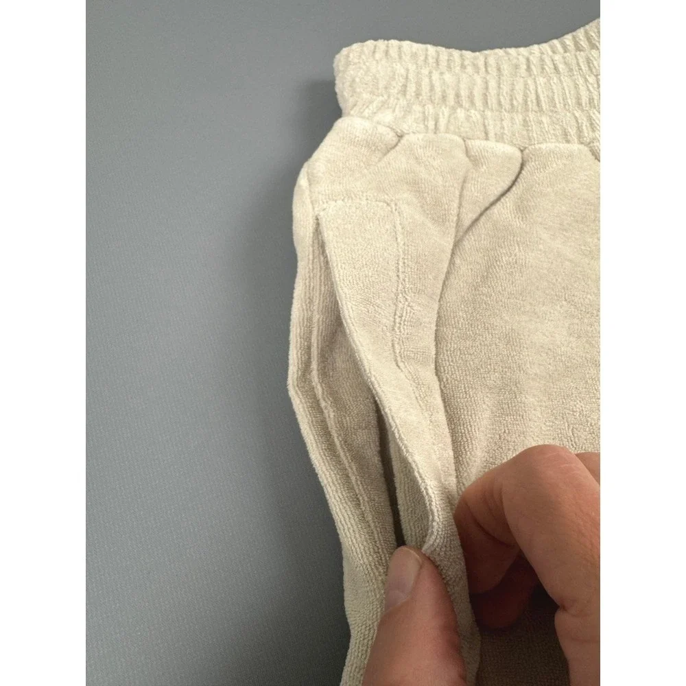 Cernucci Terry Towelling Relaxed Shorts Beige Large‎ New With Tags